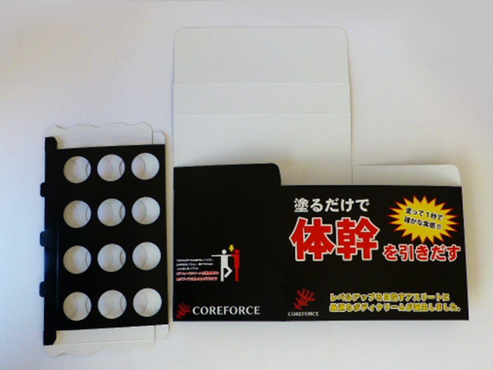 製品ディスプレイPOP（ワンタッチ式組み箱）