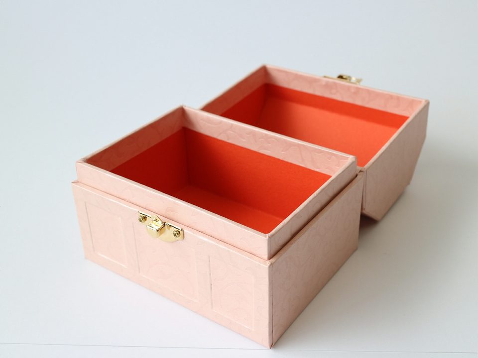 宝箱型 収納箱（インロー背貼り式貼り箱）