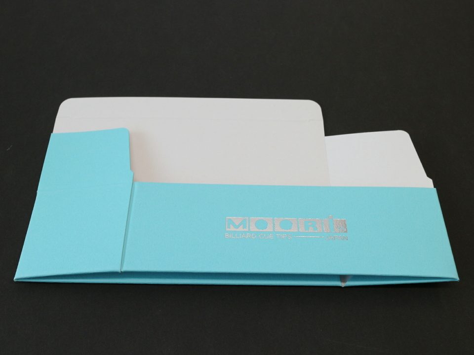 ビリヤードの製品パッケージ（ワンタッチ式組み箱）