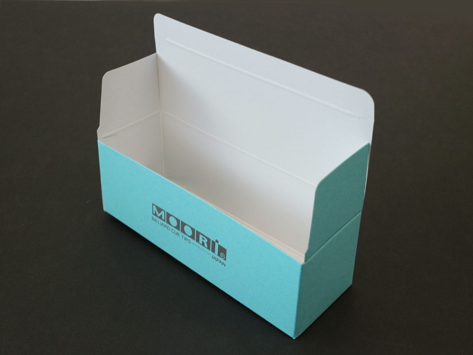 ビリヤードの製品パッケージ（ワンタッチ式組み箱）