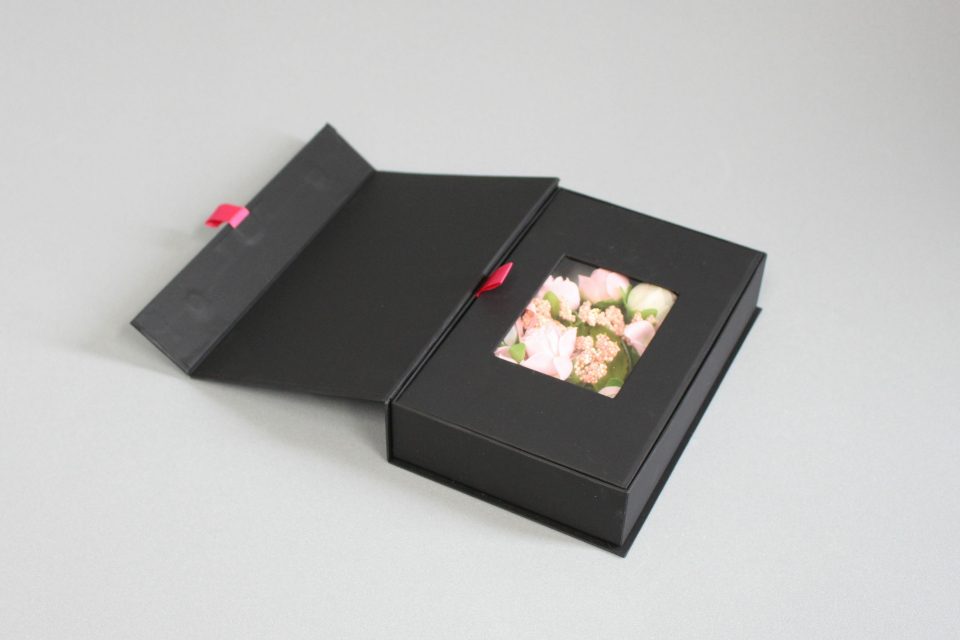 製品箱（4枚芯式貼り箱（内フタ窓付き））