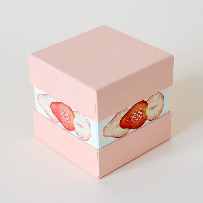 ケーキ型ギフトボックス（インロー式貼り箱（隙間空き））自社企画商品