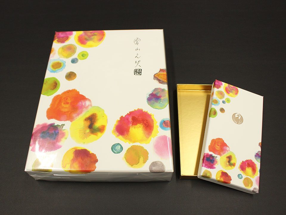お道具箱・小物入れ（被せ式貼り箱）