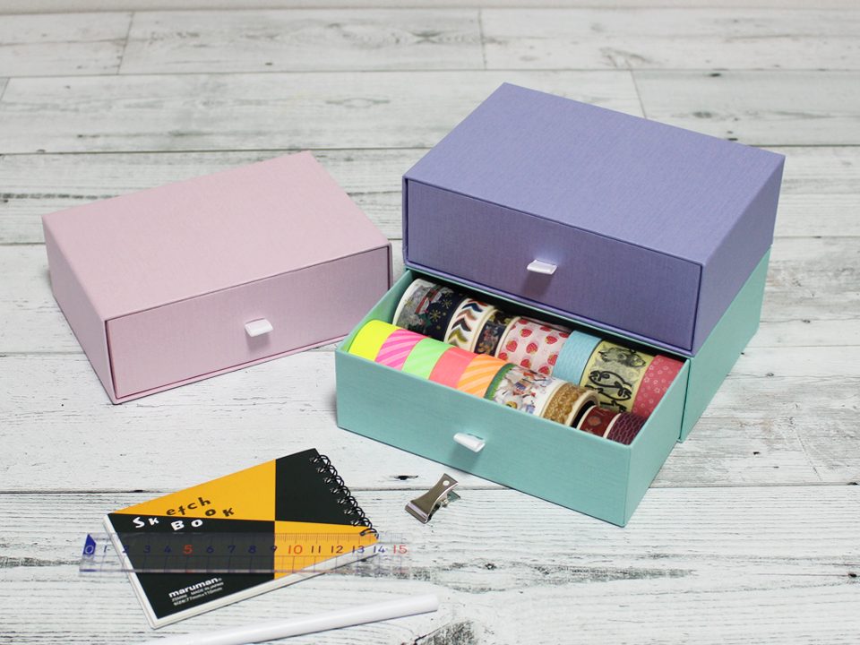 収納箱（引き出し式貼り箱 ）自社企画商品