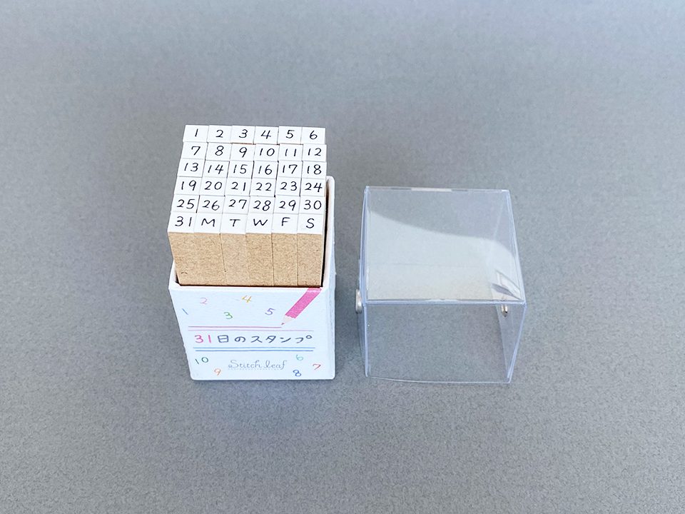 ステッチリーフ様 31日スタンプのパッケージ