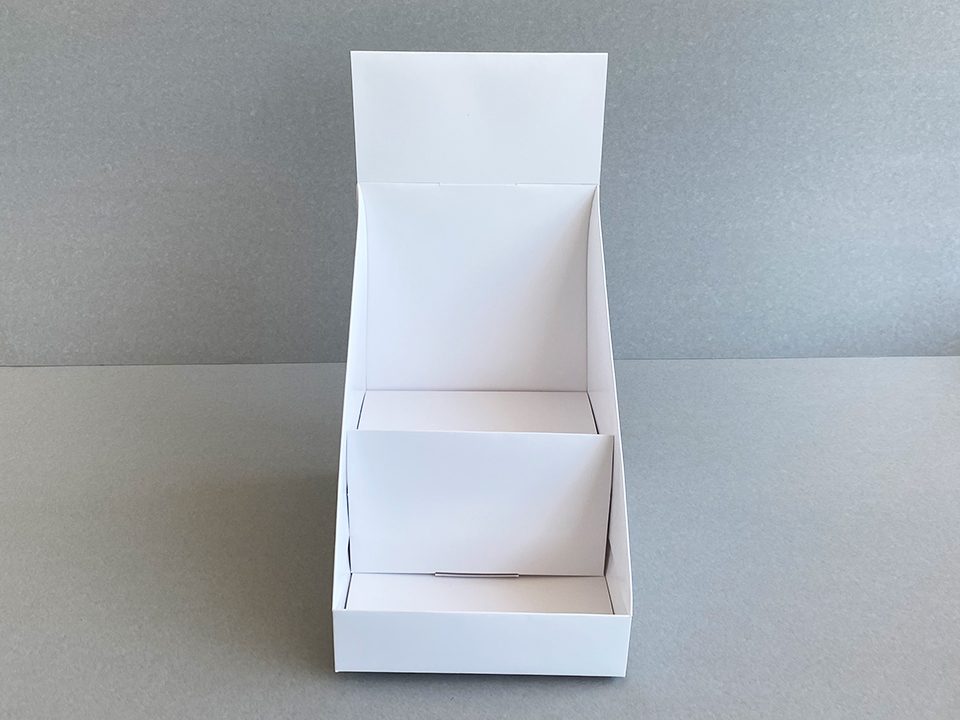 カウンター什器（ディスプレイPOP） ひな壇 2段タイプ