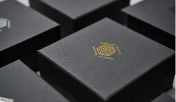 箱の箔押しのイメージ